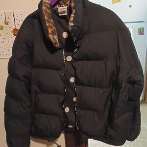 Victoria's Secret Black And White Coat